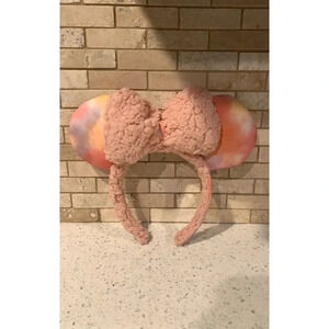 Disney parks tie dye winter sherpa Minnie ears - B26